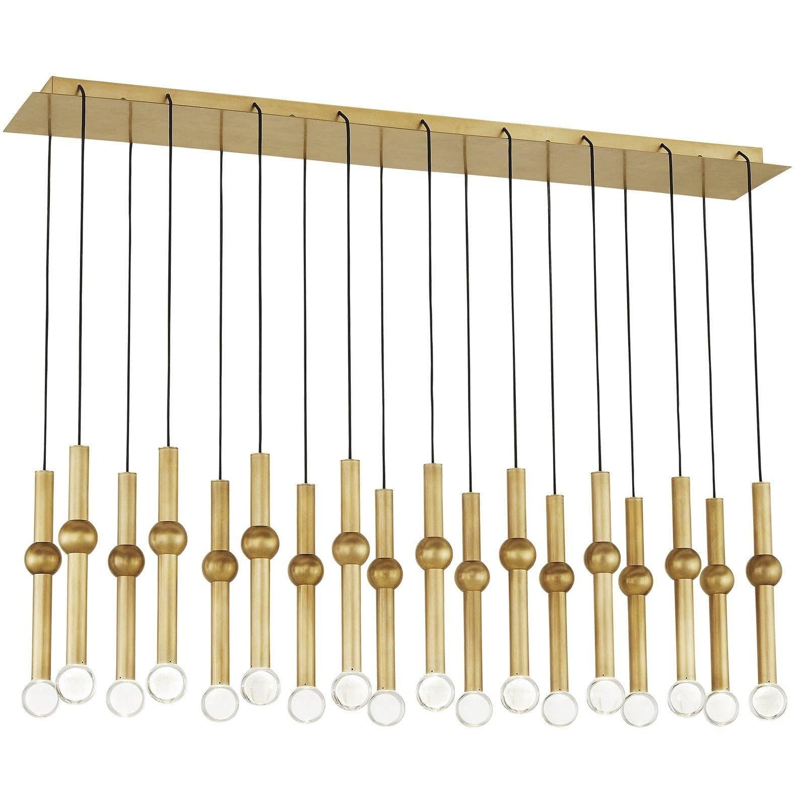 Visual Comfort Modern Collection - Guyed LED Chandelier - 700TRSPGYD18TNB-LED930120 | Montreal Lighting & Hardware