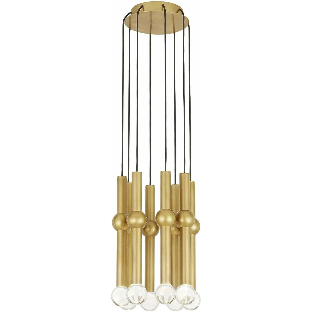 Visual Comfort Modern Collection - Guyed LED Chandelier - 700TRSPGYD8RNB-LED930 | Montreal Lighting & Hardware