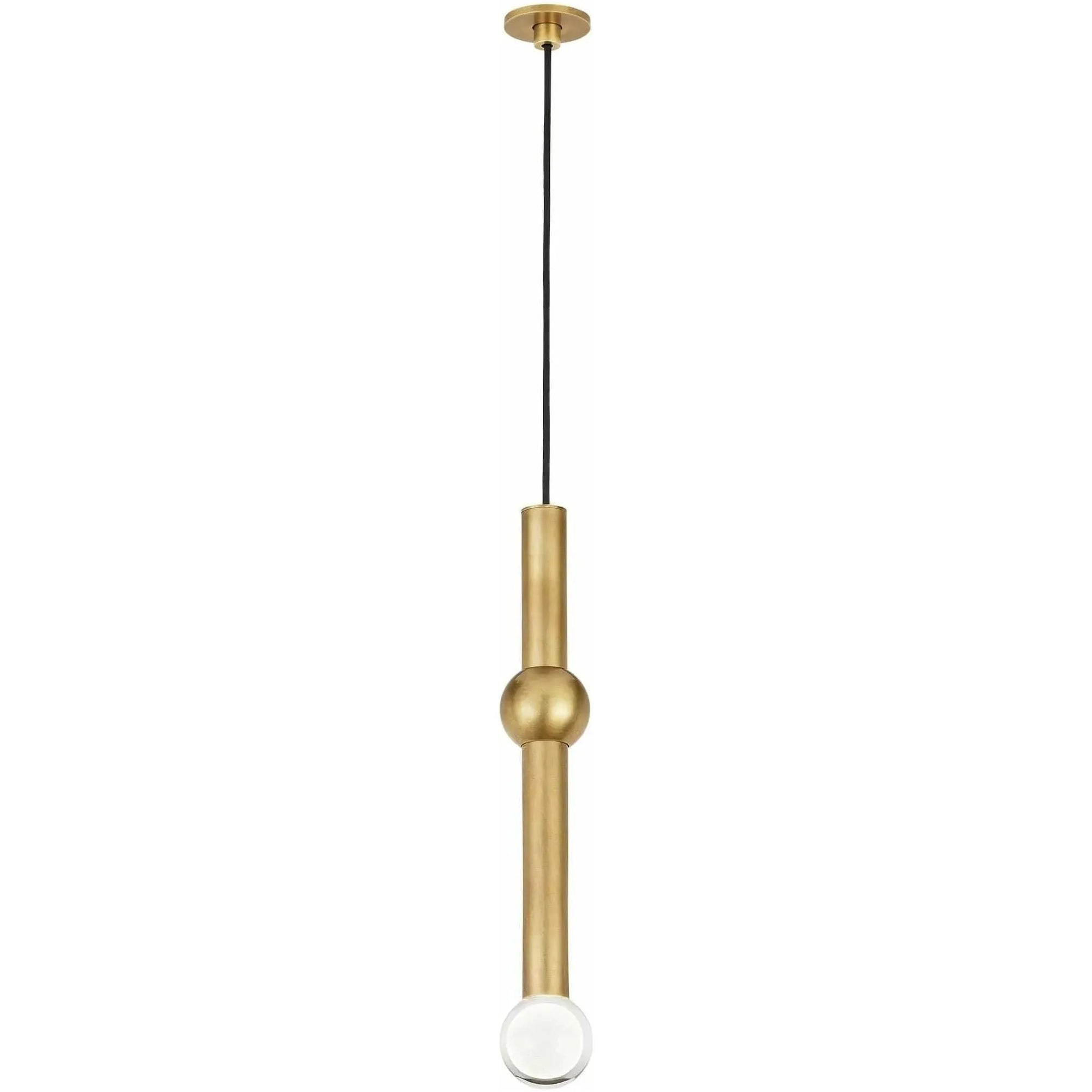 Visual Comfort Modern Collection - Guyed LED Pendant - 700TRSPAGYD1PB-LED930 | Montreal Lighting & Hardware