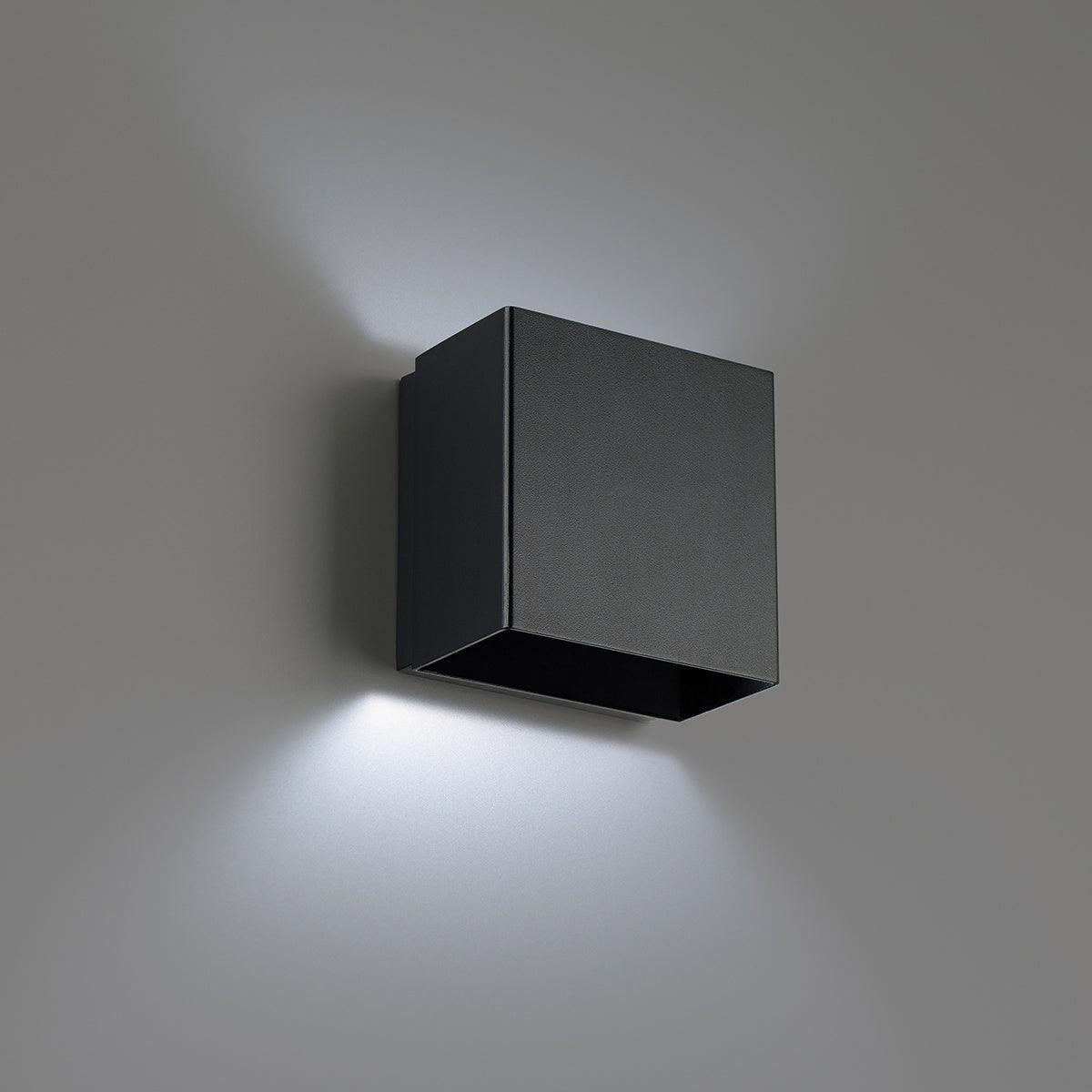 WAC Lighting - Boxi LED Wall Sconce - WS-45105-35-BK | Montreal Lighting & Hardware