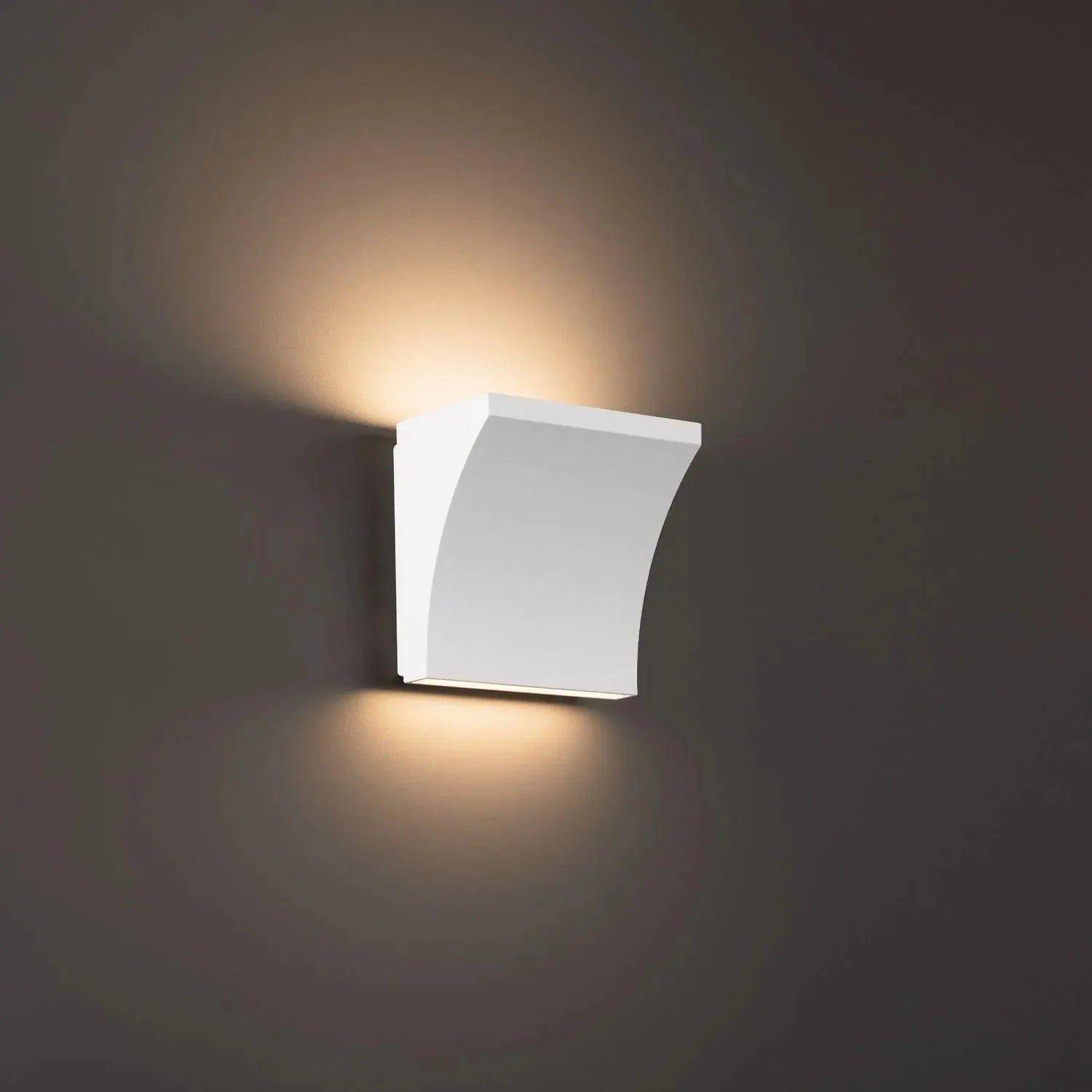 WAC Lighting - Cornice LED Wall Sconce - WS-57205-27-BK | Montreal Lighting & Hardware