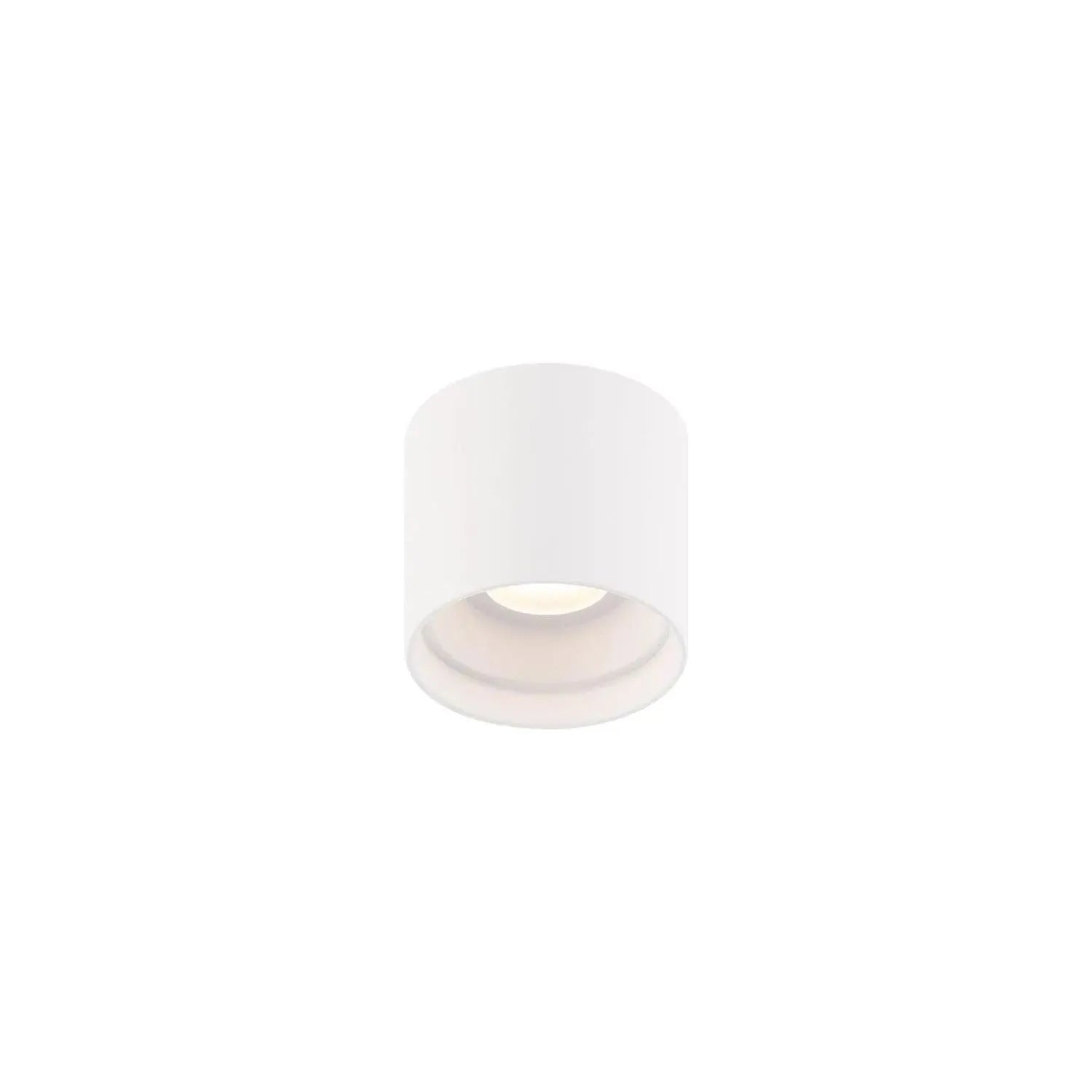 WAC Lighting - Downtown Round LED Outdoor Flush Mount - FM-W47205-30-BK | Montreal Lighting & Hardware