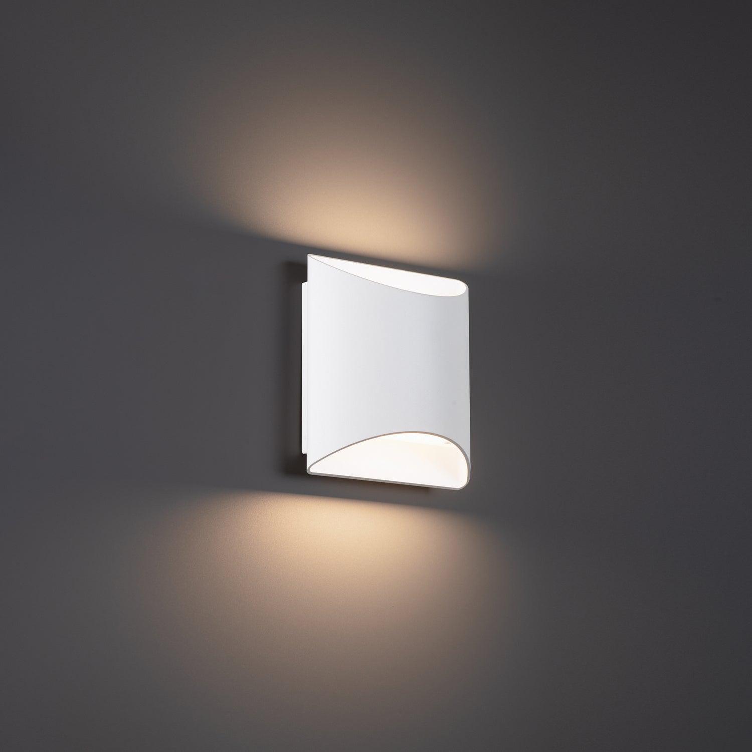 WAC Lighting - Duet LED Wall Sconce - WS-55206-27-WT | Montreal Lighting & Hardware
