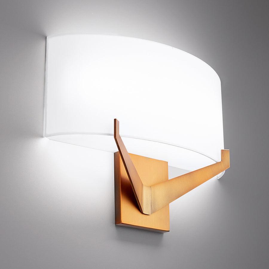 WAC Lighting - Fitzgerald LED Wall Sconce - WS-47116-27-AB | Montreal Lighting & Hardware