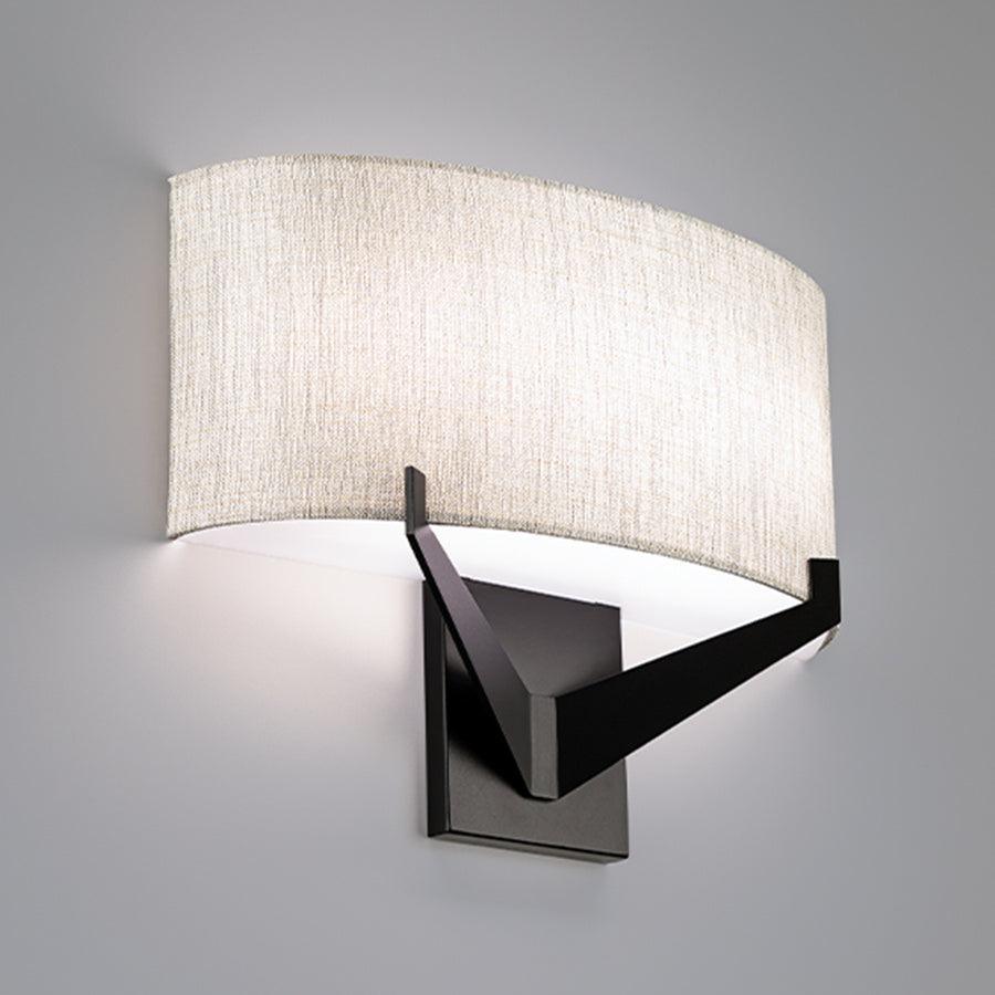 WAC Lighting - Fitzgerald LED Wall Sconce - WS-47116-27-BK | Montreal Lighting & Hardware