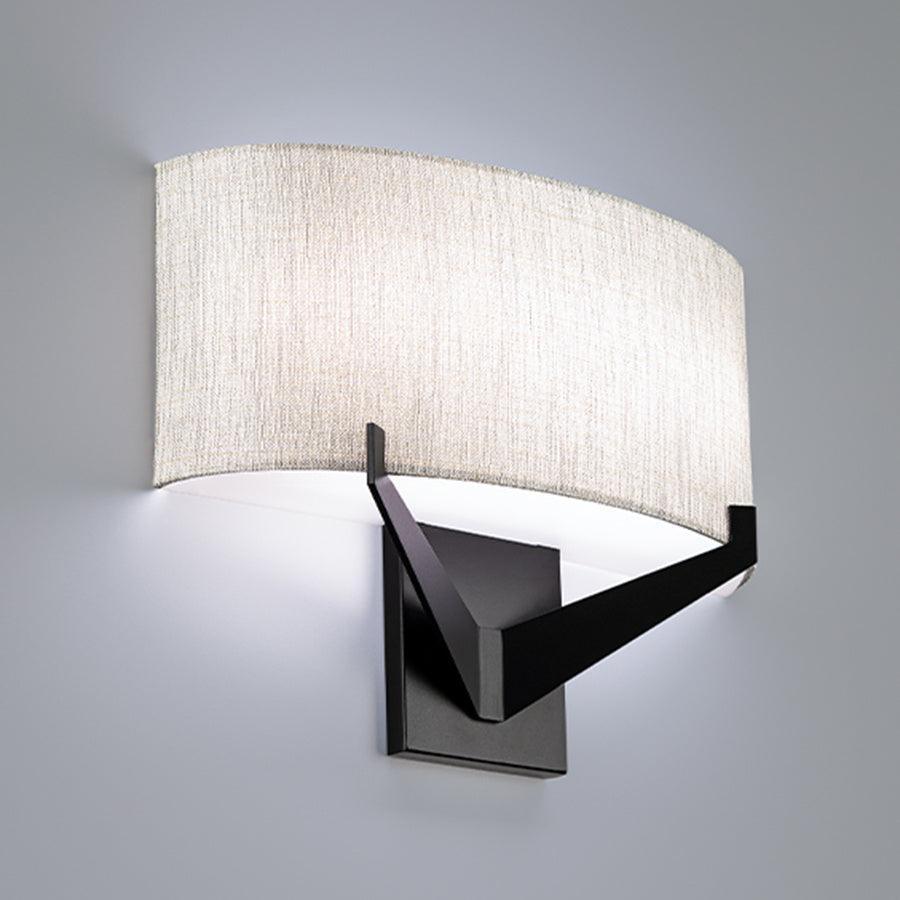 WAC Lighting - Fitzgerald LED Wall Sconce - WS-47116-30-BK | Montreal Lighting & Hardware