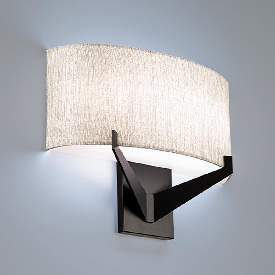 WAC Lighting - Fitzgerald LED Wall Sconce - WS-47116-35-BK | Montreal Lighting & Hardware