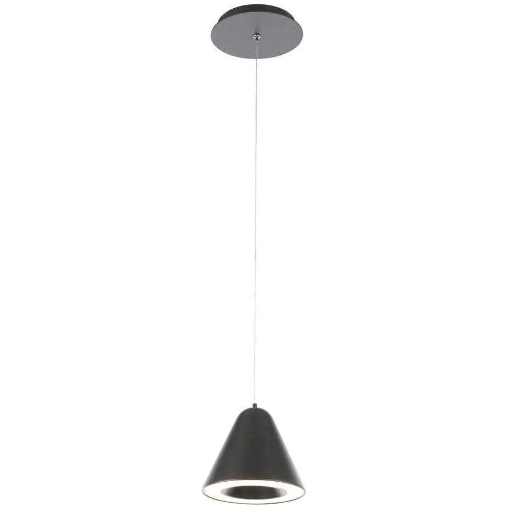 WAC Lighting - Kone LED Pendant - PD-72006-BK | Montreal Lighting & Hardware